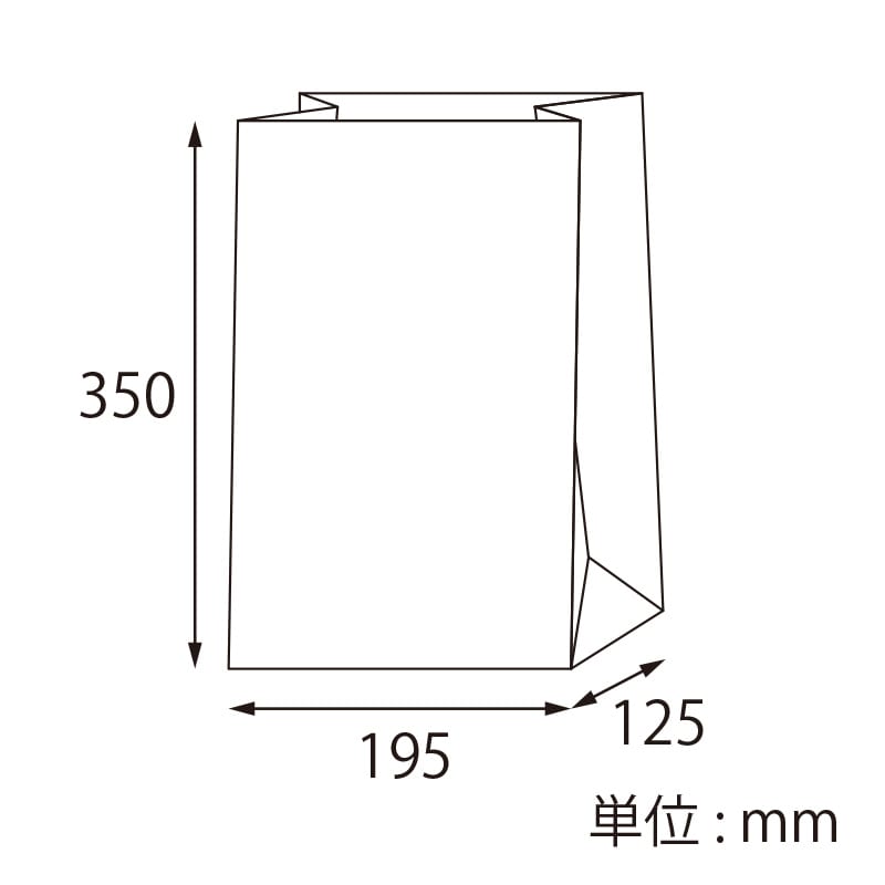オリジナル印刷】特注小ロット角底クラフト袋 No．14 フルカラー