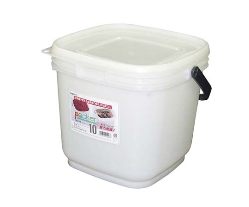 伸和 PE密封容器 パッカー 10L 1039020 1個(ご注文単位1個)【直送品】