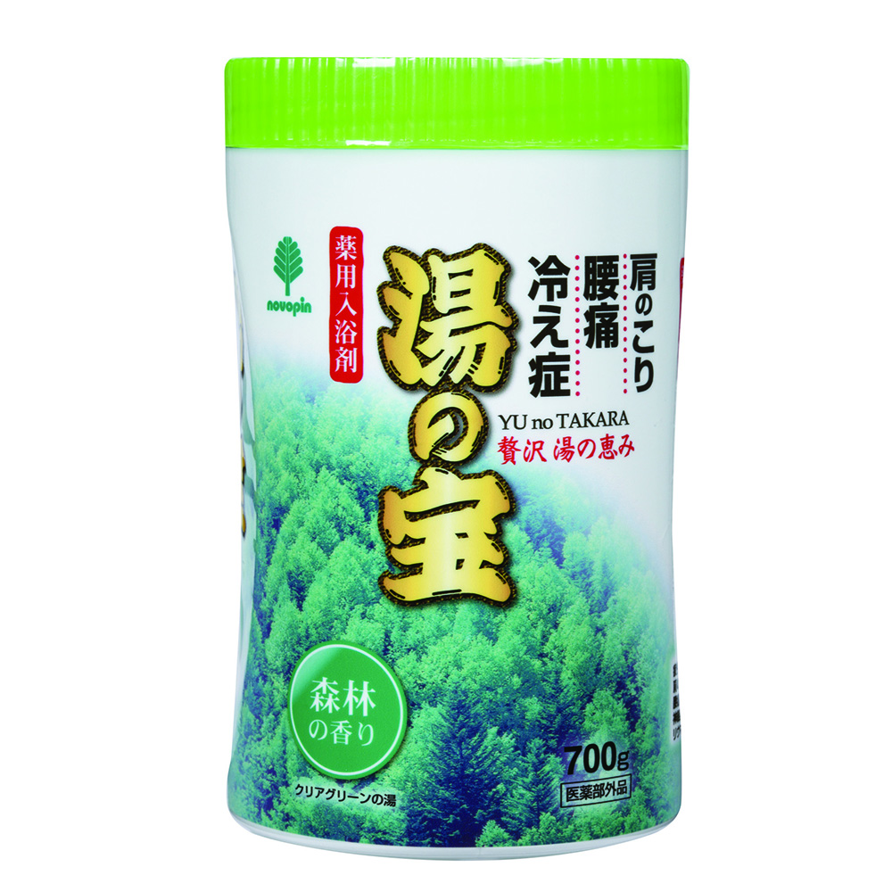 紀陽除虫菊 入浴剤 (湯の宝) 森林の香り 700g 1個(ご注文単位1個)【直送品】
