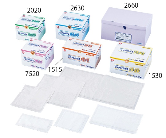 アズワン 創傷パッド(シングルパットA) 150×300mm 1箱(1枚×30袋入) 1530 1箱(ご注文単位1箱)【直送品】