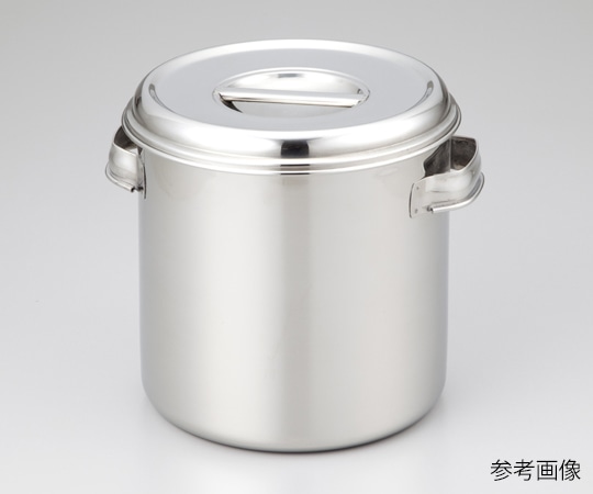 アズワン ステンレスポット(取手付き) 13L 1個(ご注文単位1個)【直送品】
