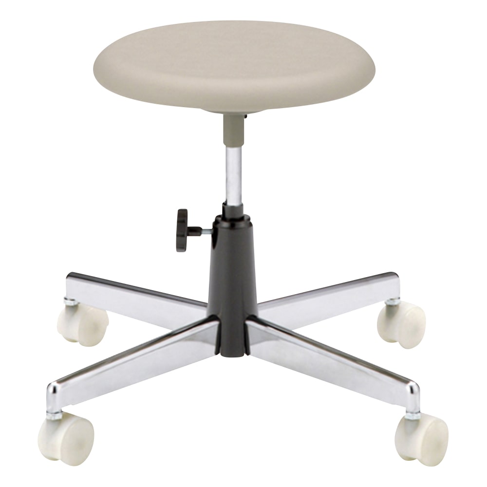 アズワン クリーンチェア 背もたれ無し リング無し TCC-7FN 1脚(ご注文単位1脚)【直送品】