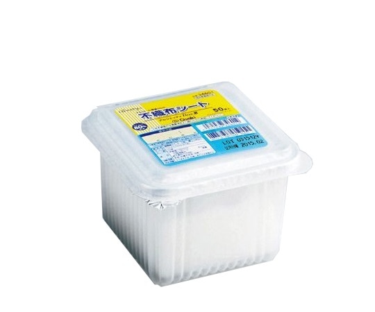 オオサキメディカル アルウエッティBox-E不織布 150×150mm 50枚入(酒精綿) 34601 1箱(ご注文単位1箱)【直送品】