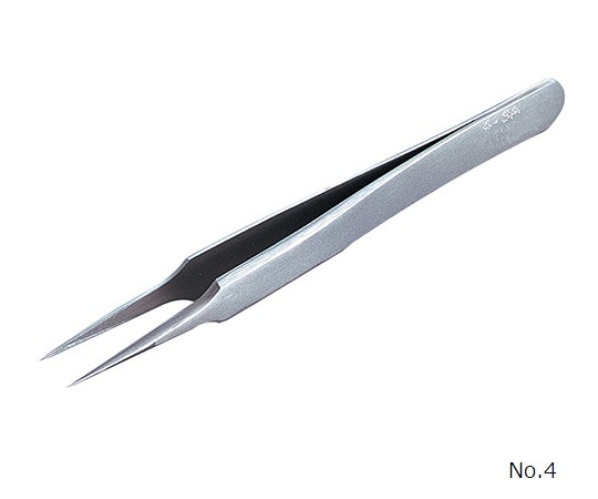 RUBIS 強靭精密ピンセット DURAX No.4 1本(ご注文単位1本)【直送品】