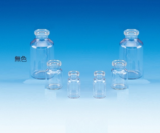 小さめ細めの自立型ネジ口ガラスバイアル瓶★1000本セット (最終) ビオラモ ねじ口バイアル瓶(目盛あり) アズワン 【通販モノタロウ】