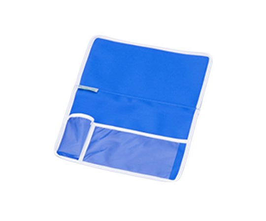 ナビス(アズワン) フレキシブルベッドネーム/引掛け式 (ブルー・ポケット付) FOBT-B 1個(ご注文単位1個)【直送品】