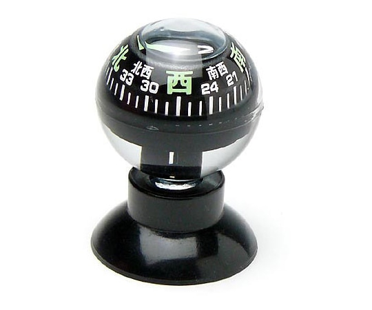 クリアー光学 方位磁石 コンパス 吸盤付 G-880S 1個(ご注文単位1個)【直送品】