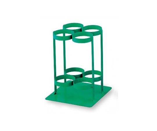 アズワン 酸素ボンベスタンド 280×280×370mm TM-S-504 グリーン 1台(ご注文単位1台)【直送品】