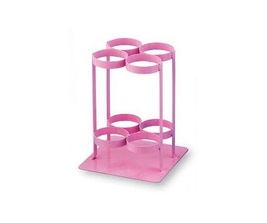 アズワン 酸素ボンベスタンド 280×280×370mm TM-S-504 ピンク 1台(ご注文単位1台)【直送品】