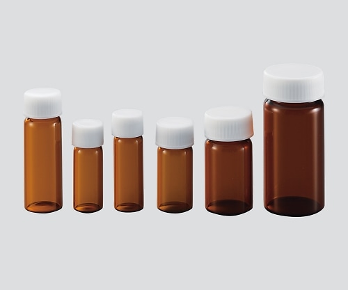 日電理化硝子 ねじ口びん（標準セット） 茶褐色 100mL SV-100 1箱（25