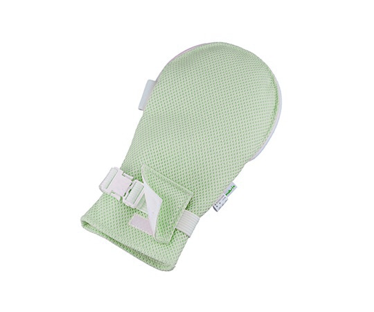 ナビス(アズワン) ポケット付抑制手袋(指先開閉タイプ) グリーン TMP-FMG 1個(ご注文単位1個)【直送品】