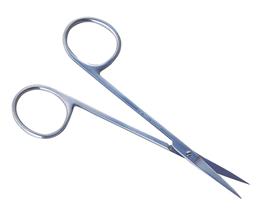 日本フリッツメディコ アイリス剪刀 (左利き用) 直 全長115mm B034-0476-L 1本(ご注文単位1本)【直送品】