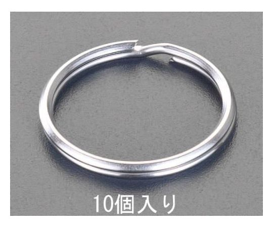 エスコ 32x2.3mm 2重リング(ステンレス製/10個) EA638DN-6 1袋(ご注文単位1袋)【直送品】