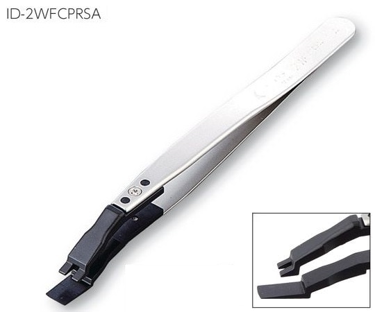 IDEAL-TEK ウェハー用ピンセット ID-2WFCPRSA 1本(ご注文単位1本)【直送品】
