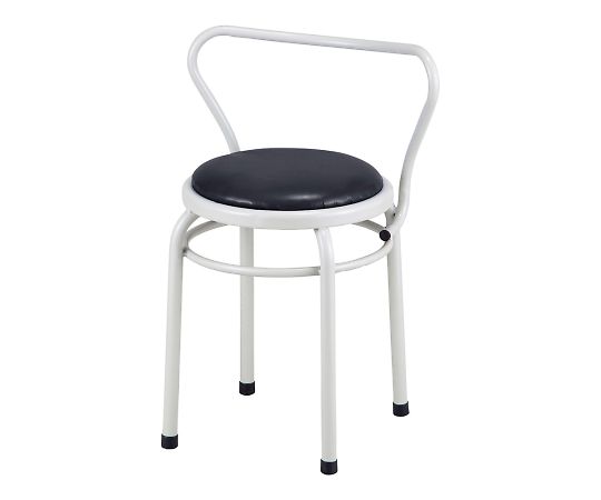 アズワン 丸いす(背付き) CH-8919 1個(ご注文単位1個)【直送品】