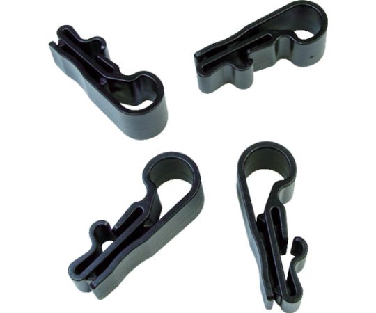 ジェントス ヘッドライト用ヘルメットホルダー 製ヘッドライト用 4個入り RV0020 1セット(ご注文単位1セット)【直送品】