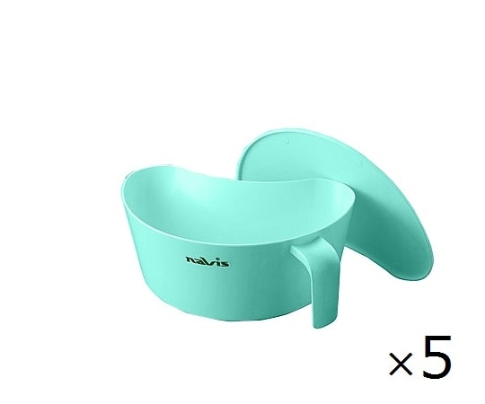 ナビス(アズワン) ナビキャッチⅡ(フタ付き) グリーン 5個入 CAH-2G 1箱(ご注文単位1箱)【直送品】