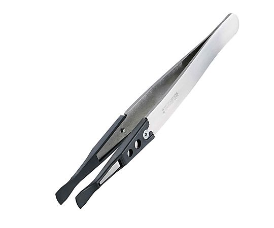 ホーザン ESDチップピンセット 先端幅6.0mm(ヘラ型) P-645-S 1個(ご注文単位1個)【直送品】