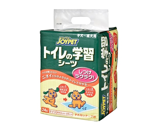 アースペット JOYPET トイレの学習シーツ ワイド24枚☆ 1個(ご注文単位1個)【直送品】