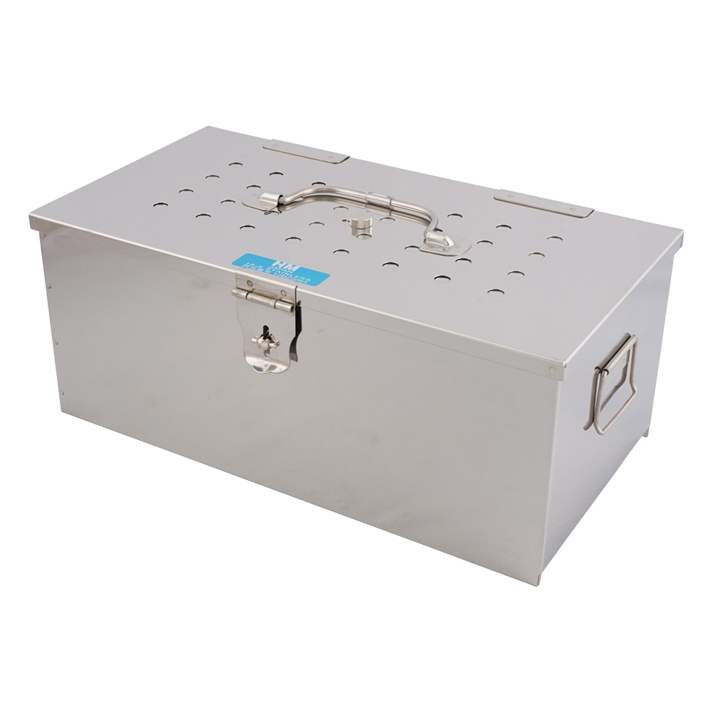 P904 大型 ステンレス製 滅菌コンテナ カスト 持ち手付 本格 P904 大型 ステンレス製 滅菌コンテナ カスト 持ち手付 本格 P904 大型