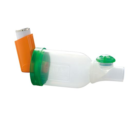 OptimHal ティップスヘイラー(pMDI用吸入補助器具) マスクなし 1個(ご注文単位1個)【直送品】