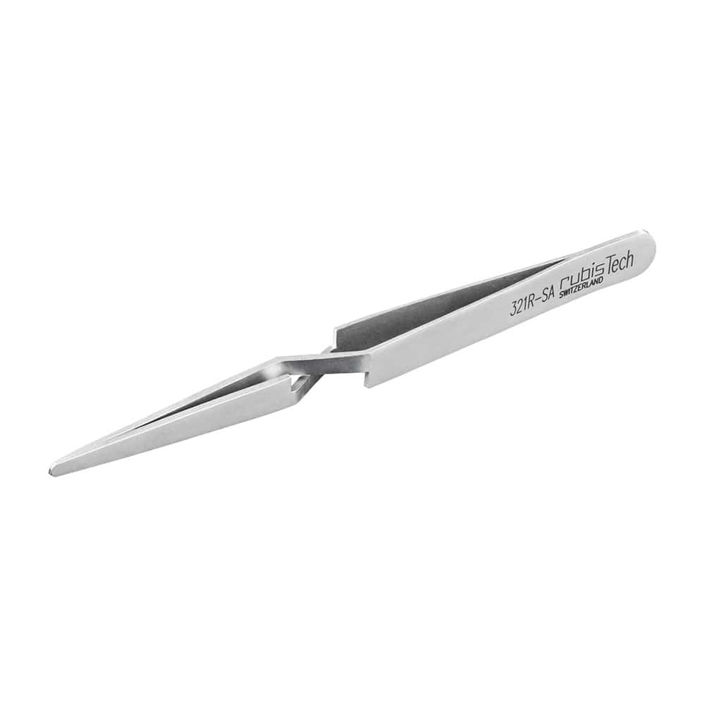 RUBIS XタイプMEISTERピンセット 125mm 321R-SA 1本(ご注文単位1本)【直送品】