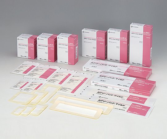 ニチバン カテリーパッドマイルド 80×120mm 1箱（25枚入）　No.0812 1箱（ご注文単位1箱）【直送品】