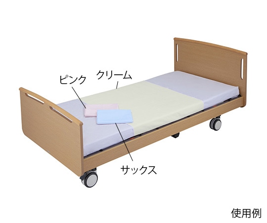 ナビス(アズワン) 吸水拡散防水シーツ ワッフル調 ピンク KKB-P 1個(ご注文単位1個)【直送品】