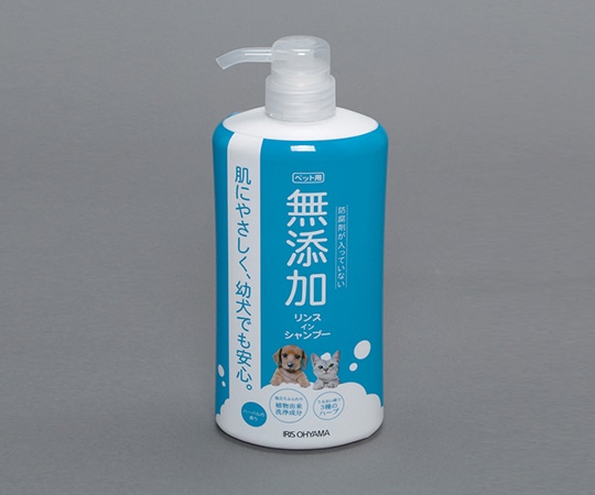 アイリスオーヤマ 無添加リンスインシャンプー 600ml 90×60×220mm MRS-600 1個(ご注文単位1個)【直送品】