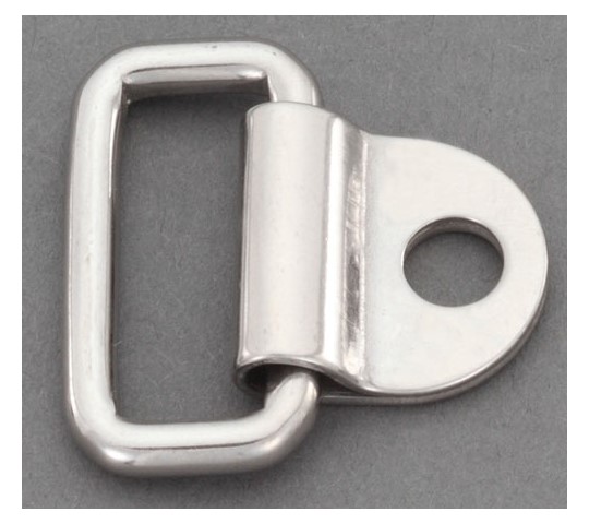 エスコ 26mm グランドフック (ステンレス製) EA638BK-27 1個 (ご注文単位1個) 【直送品】