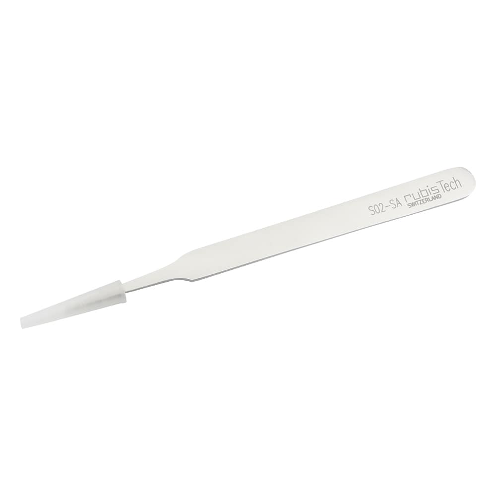 RUBIS MEISTERピンセット 極細 耐酸鋼S02-SA 1本 (ご注文単位1本) 【直送品】