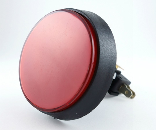アズワン 押しボタンスイッチ (モーメンタリ) 赤BPS60-RD 1個 (ご注文単位1個) 【直送品】