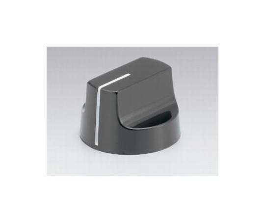 サトーパーツ つまみ Φ29 黒 指示線あり シャフト径Φ6用K-90-L 1個 (ご注文単位1個) 【直送品】