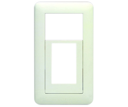 神保電器 Jワイドプレート スイッチコンセントプレート1連用WJC-5 1個 (ご注文単位1個) 【直送品】