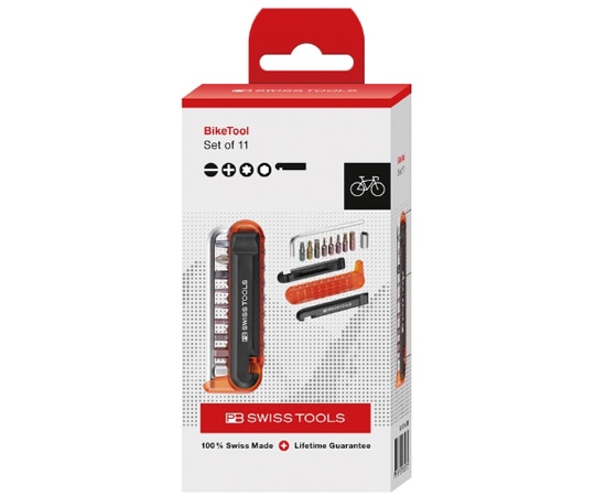 PBスイスツールズ バイクツールセット 9本組 (BOX) レッド470.REDCBB 1セット (ご注文単位1セット) 【直送品】
