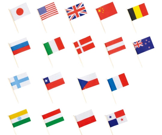 江部松商事 ランチ旗 (200本入) 万国旗楊枝1919410 1セット (ご注文単位1セット) 【直送品】