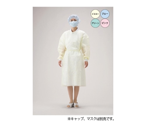 AITEX アイソレーションガウン (100枚入) AISG-NB 1ケース (ご注文単位1ケース) 【直送品】