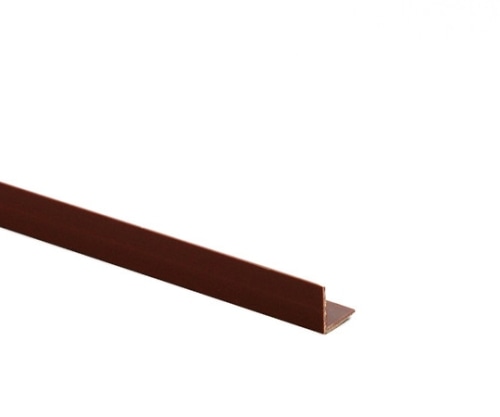 光 アングル (チョコ) 15×15×1000AG9501 1本 (ご注文単位1本) 【直送品】