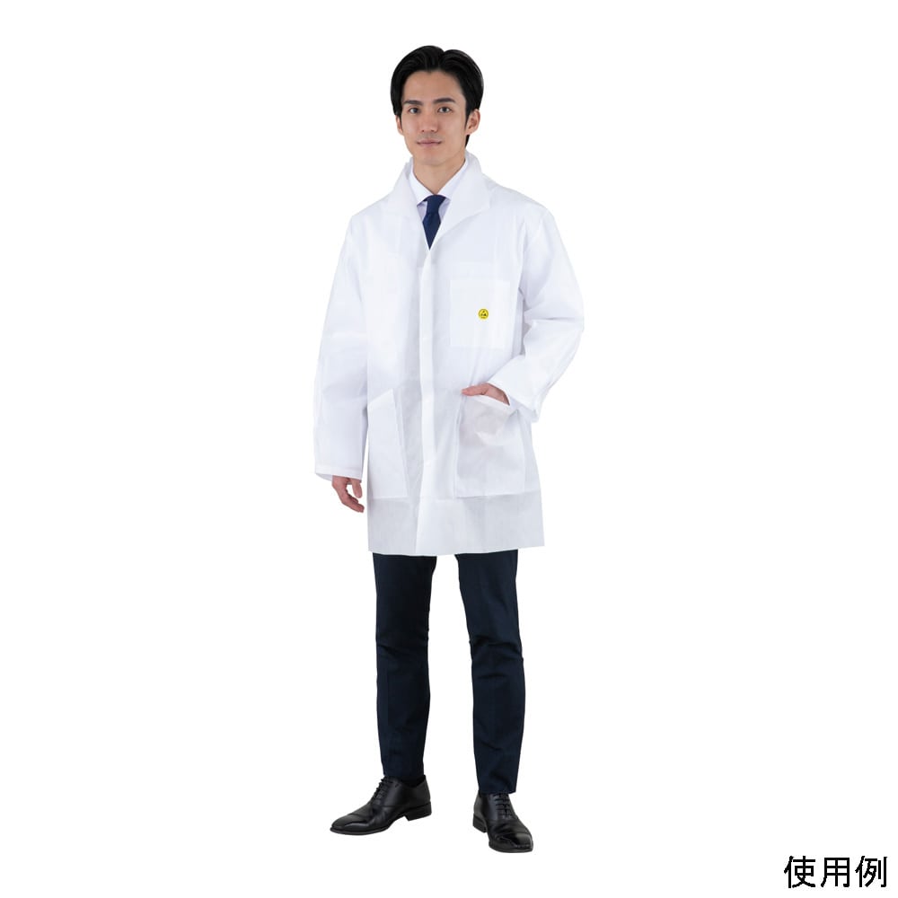 アズワン 帯電防止ディスポコート XLC319-34 1枚 (ご注文単位1枚) 【直送品】