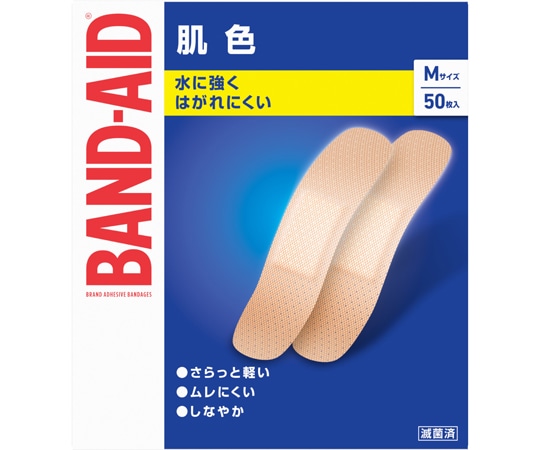 Kenvue バンドエイド 救急絆創膏 肌色 Mサイズ 1個 (50枚入) 1個 (ご注文単位1個) 【直送品】