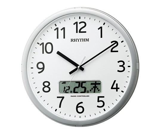 リズム (時計) 電波時計 (プログラムチャイム付) 4FNA01SR19 1個 (ご注文単位1個) 【直送品】