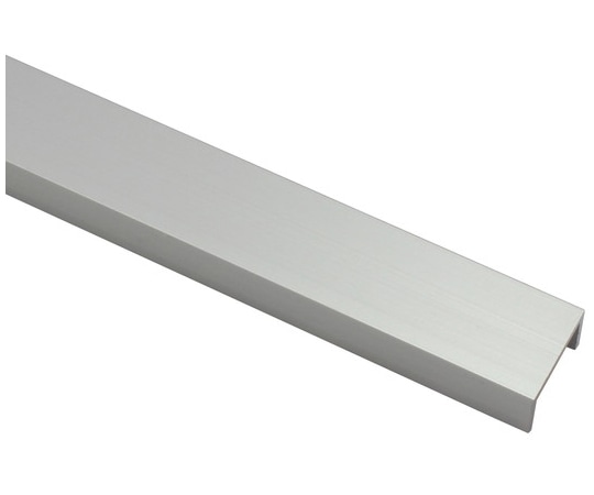 ハイロジック アルミチャンネル 2.0×22×12mm 1m シルバー56156 1個 (ご注文単位1個) 【直送品】