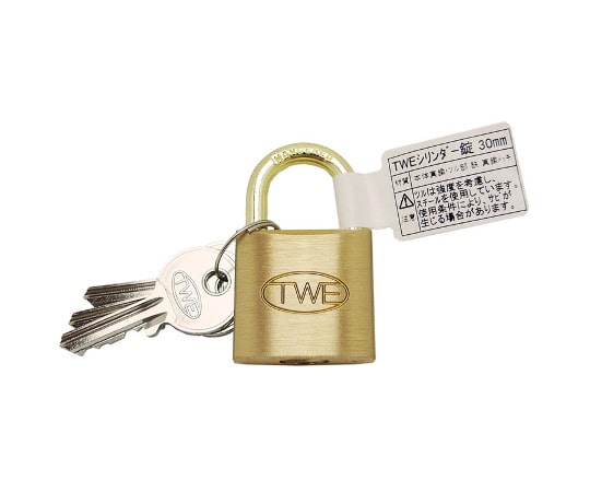 和気産業 TWE シリンダー錠 30mm 1個(ご注文単位1個)【直送品】