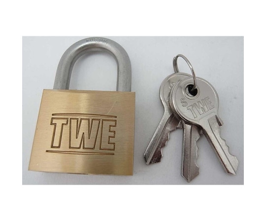 和気産業 TWE ステンレス吊 南京錠 同番 35mm IB-099 1個(ご注文単位1個)【直送品】