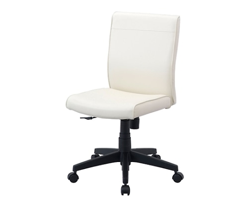 ナカバヤシ ワークレザーチェア アイボリー RZE-300IV 1個(ご注文単位1個)【直送品】