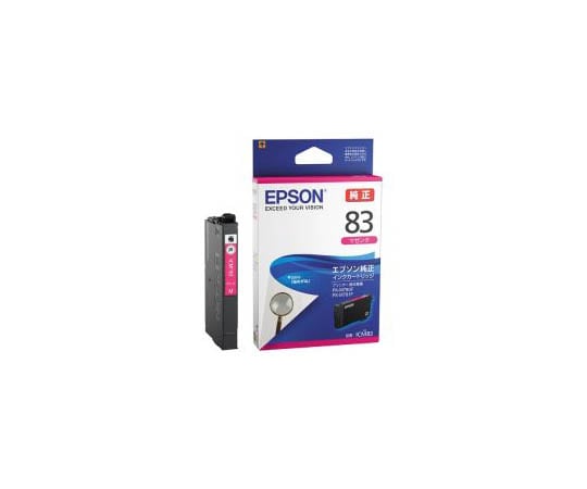 エプソン EPSON用 IJカートリッジ マゼンタ ICM83 1箱(ご注文単位1箱)【直送品】
