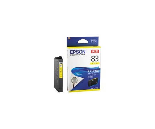 エプソン EPSON用 IJカートリッジ イエロー ICY83 1箱(ご注文単位1箱)【直送品】