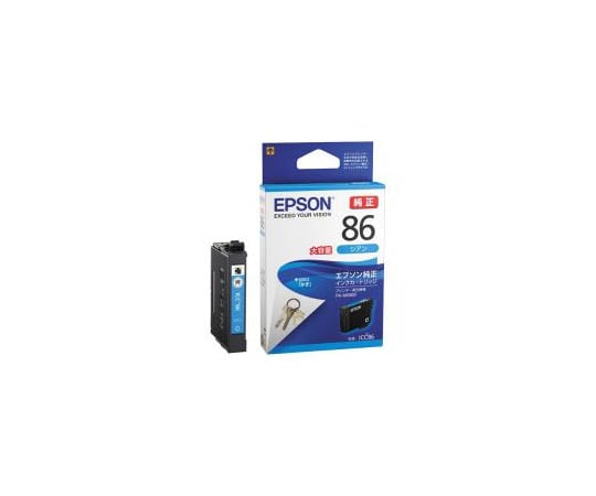 エプソン EPSON用 IJカートリッジ シアン ICC86 1箱(ご注文単位1箱)【直送品】