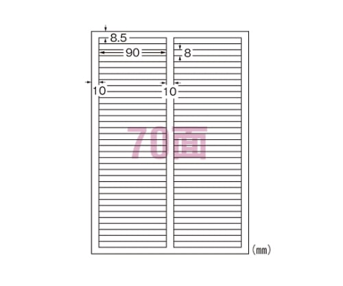 エーワン(A-ONE) ラベルシール[プリンタ兼用]下地がかくせる修正タイプ マット紙(A4) 31577 1冊(ご注文単位1冊)【直送品】