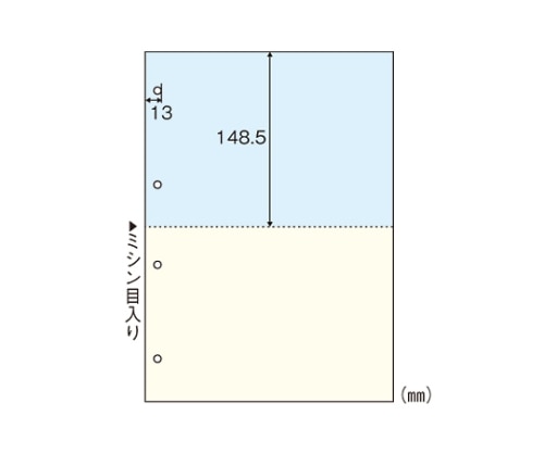 ヒサゴ マルチプリンタ帳票 A4判2面カラー CR-2011WZ 1箱(ご注文単位1箱)【直送品】